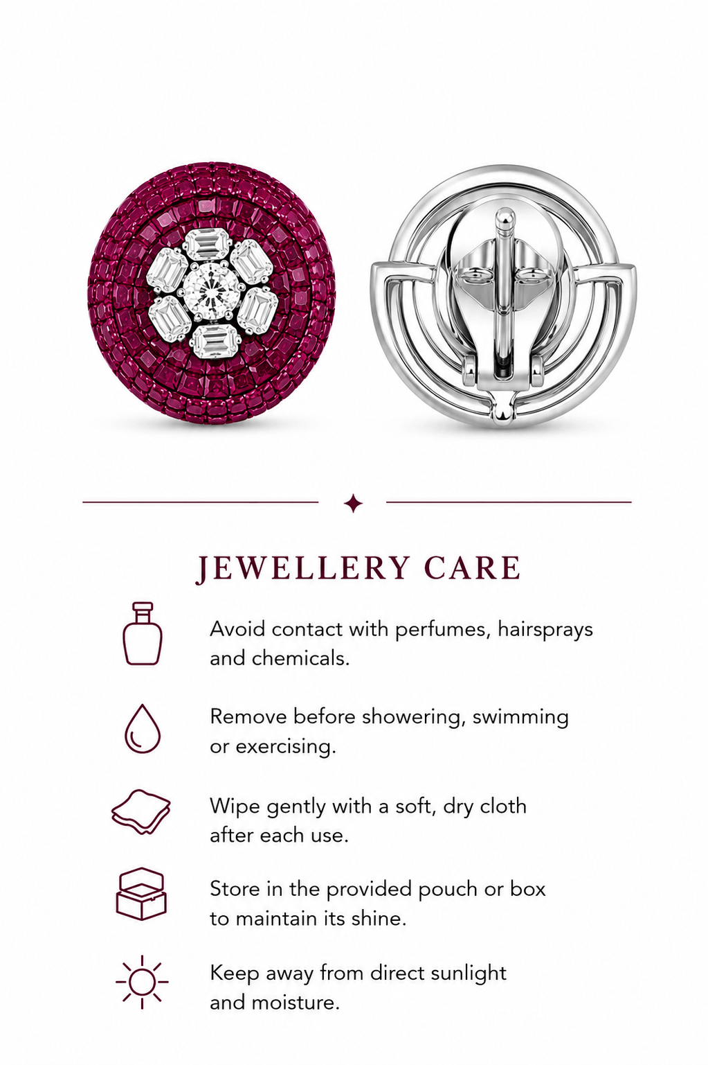 Ruby rosette - Image 4